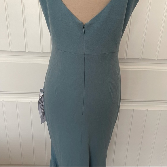 Dress the Population Jodi Gown in Sea Breeze - Picture 8 of 11